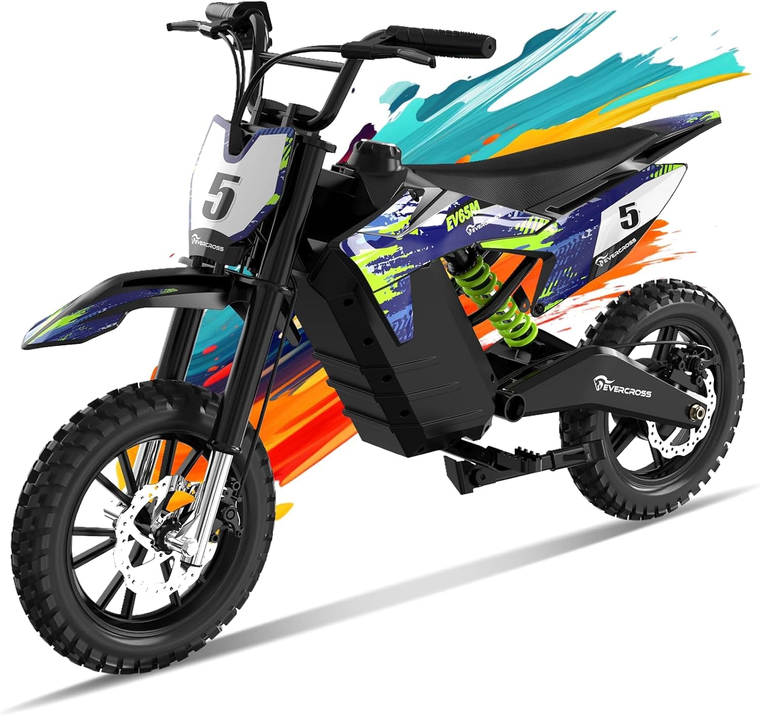 EVERCROSS EV65M Moto Electrica Niños, Motor de 500 W, hasta 30 km/h
