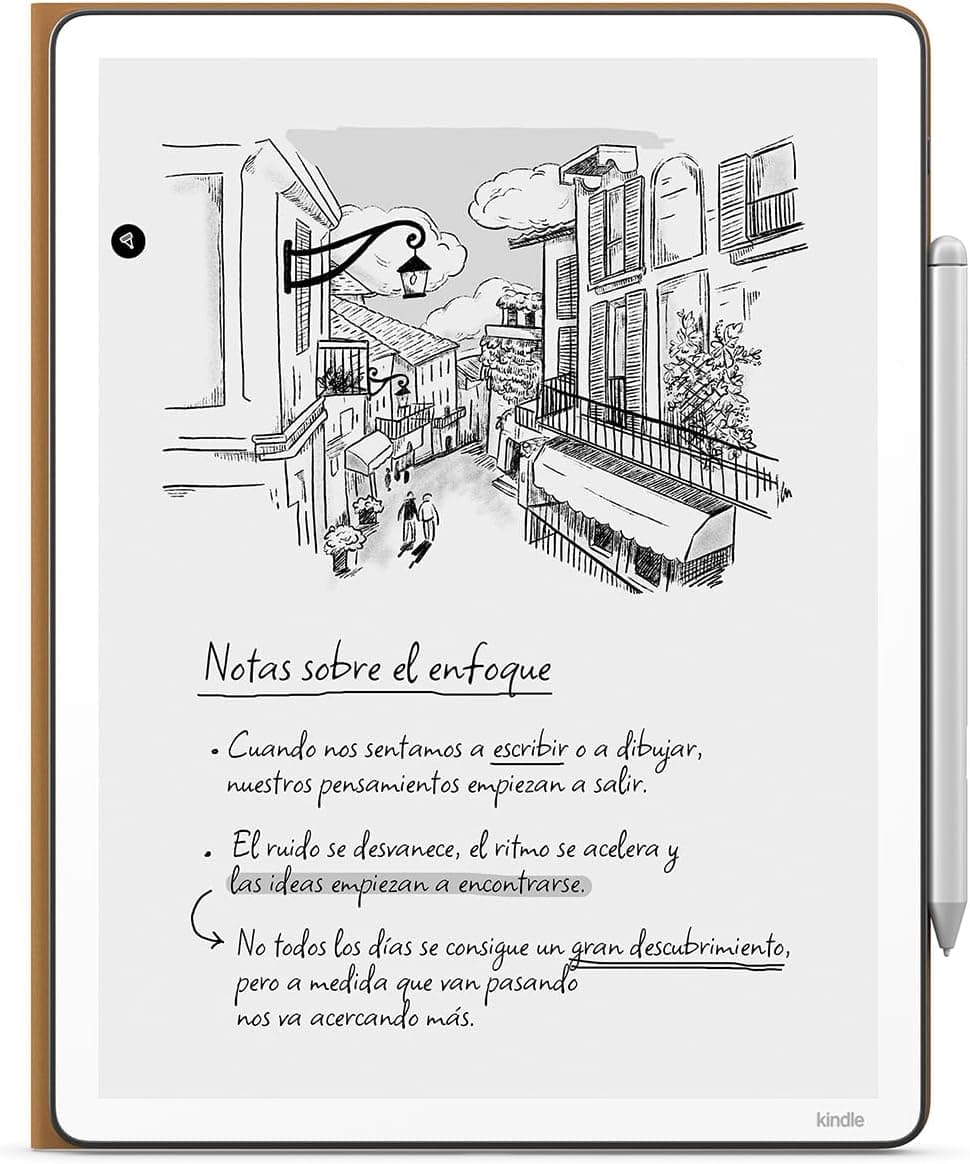 Descubre la funda con tapa prémium para Amazon Kindle Scribe: funda protectora con tapa plegable y acople magnético, de elegancia clásica (piel prémium)