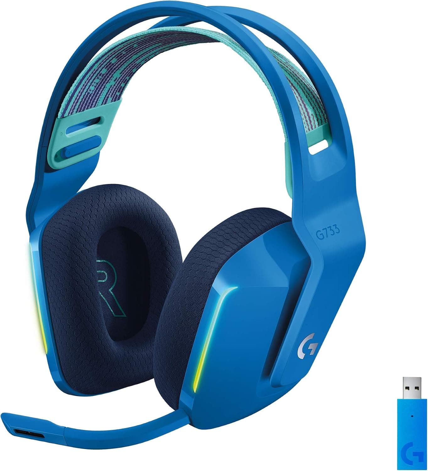 Logitech G733 Lightspeed Auriculares con Micrófono Inalámbricos