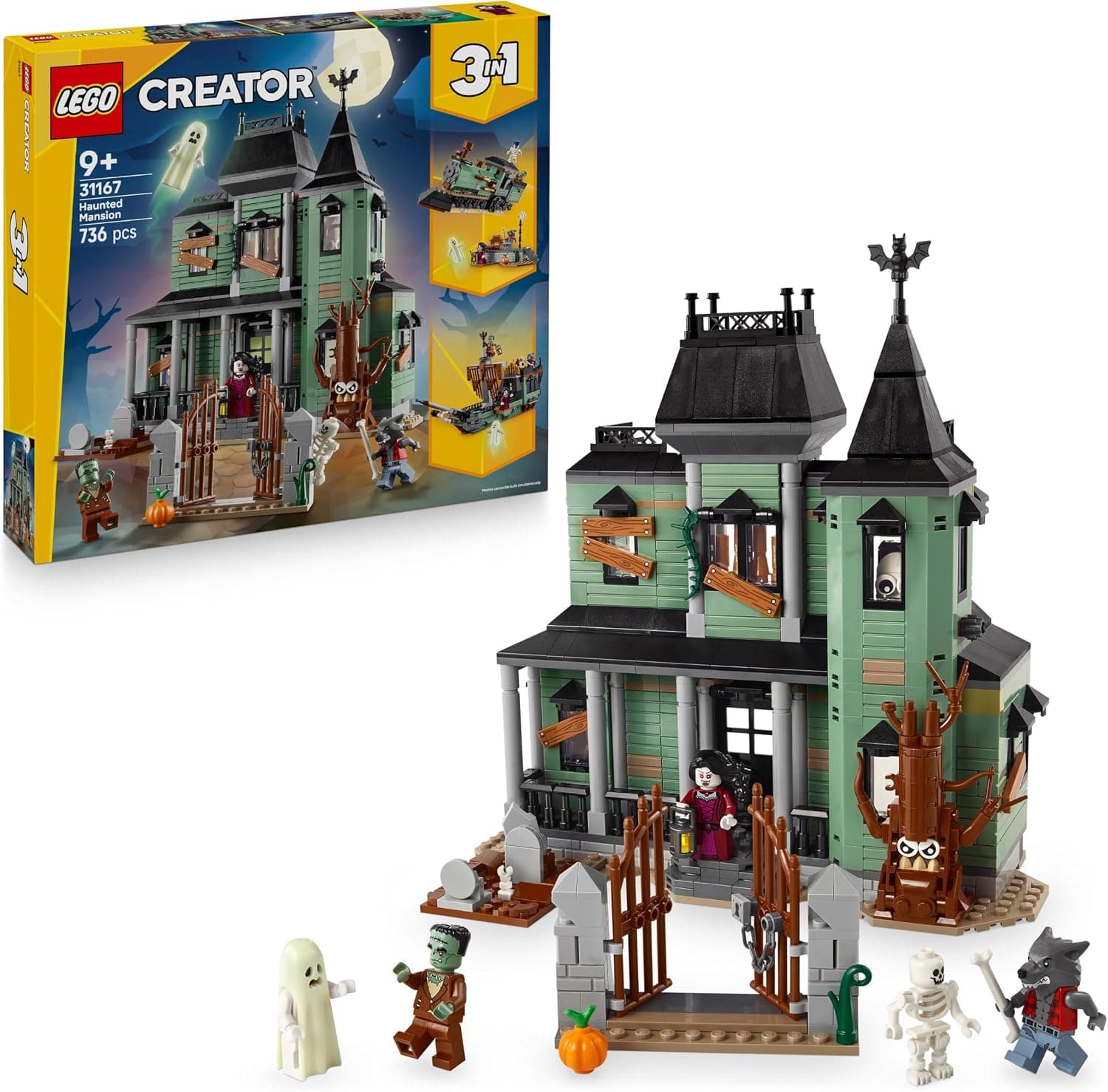 LEGO Creator 3 en 1 Mansión Encantada 31167