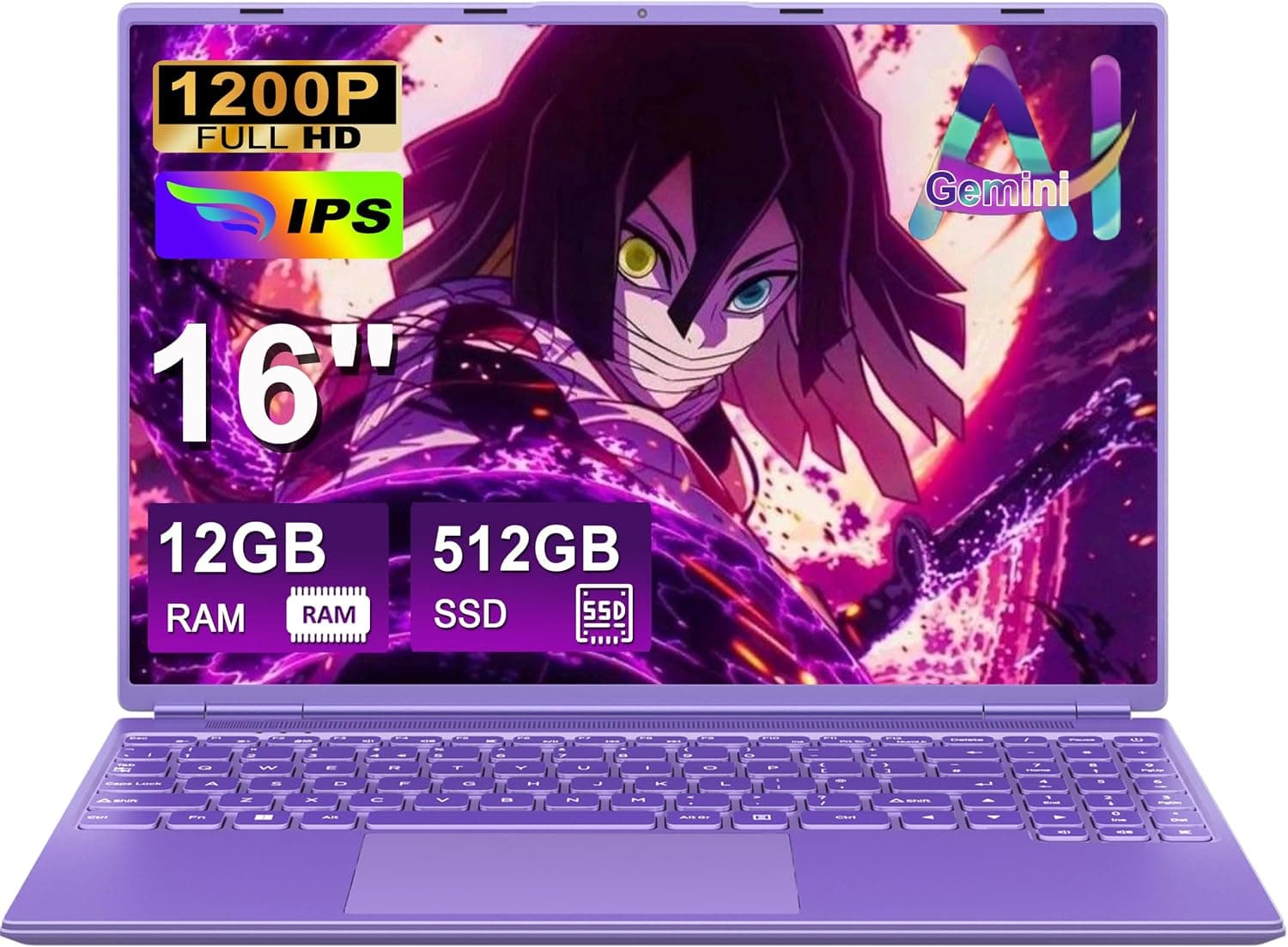 NOTODD Ordenador Portátil 16 Pulgadas Celeron N5095 Up to 2.9Ghz