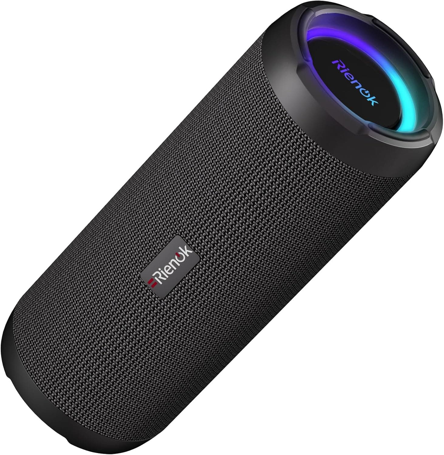 RIENOK Altavoz Bluetooth 40W Portátil Potente Impermeable IPX7 Negro