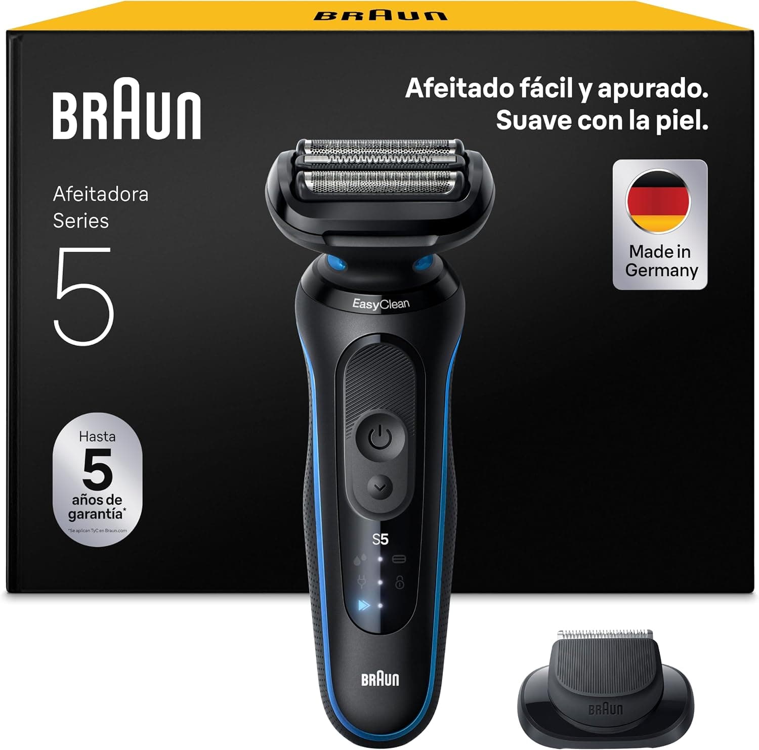 Braun Series 5 Afeitadora Eléctrica Hombre, 52-B1200SI,Azul