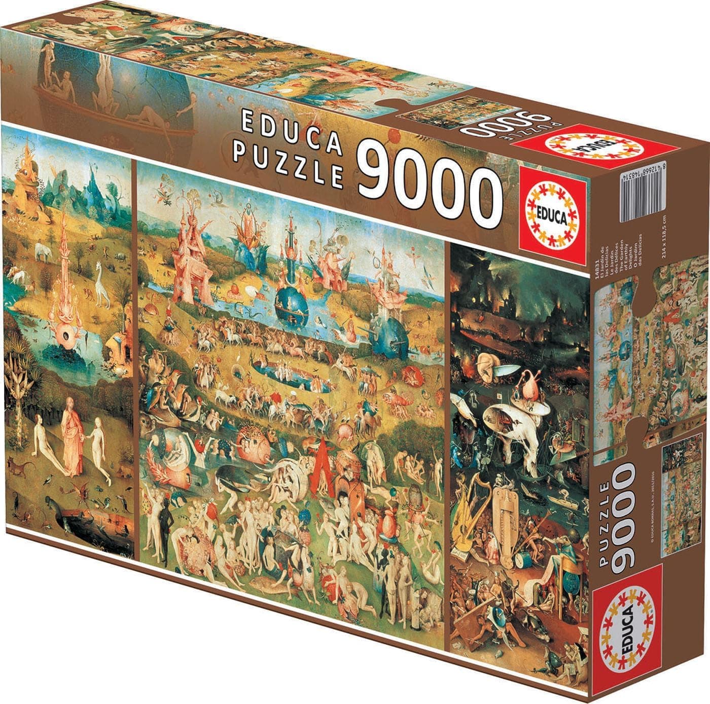 Educa - Puzzle 9000 Piezas para Adultos | El Jardín de Las Delicias | Rompecabezas XXL Difícil | Puzzle Arte Decorativo | Recomendado A Partir de 14 Años (14831)