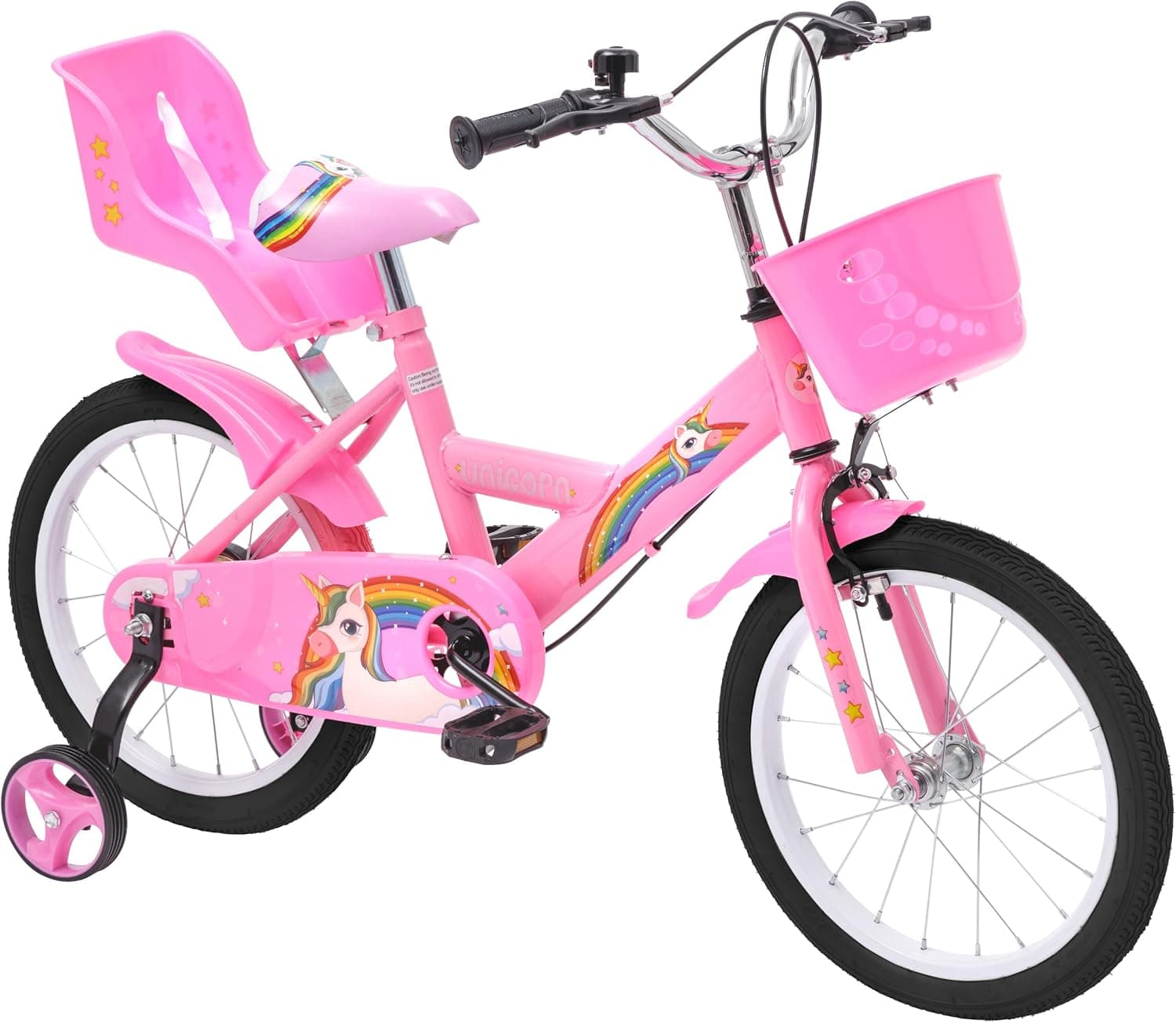 Baroni Toys Bicicleta para niños 12 & 14 & 16 Pulgadas, Bicicleta Deportiva Azul con Ruedas Incluidas, Bicicleta de Acero para niños de 2 a 7 años