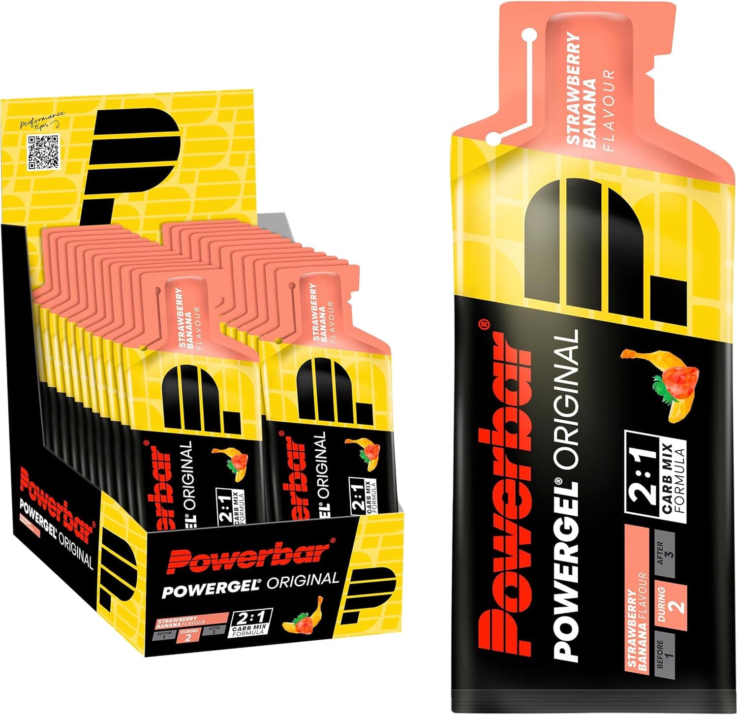 Powerbar PowerGel (24x41g) Fresa Plátano