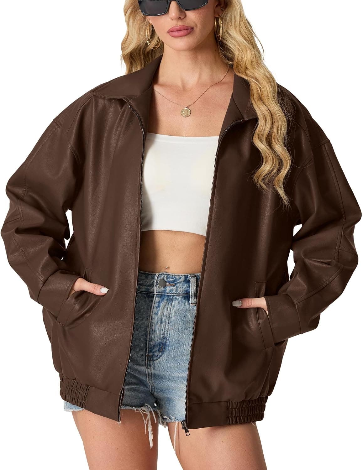GRECERELLE Smooth - Camiseta abotonada para mujer, aspecto elegante sin esfuerzo