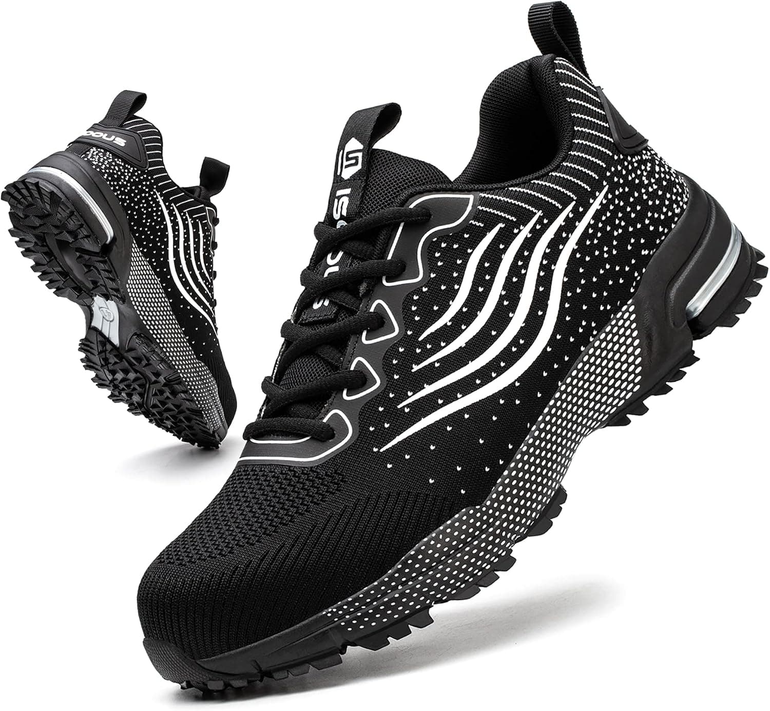 CKKYGGO Zapatos de Seguridad para Hombre Mujer Zapatillas Trabajo Ligero