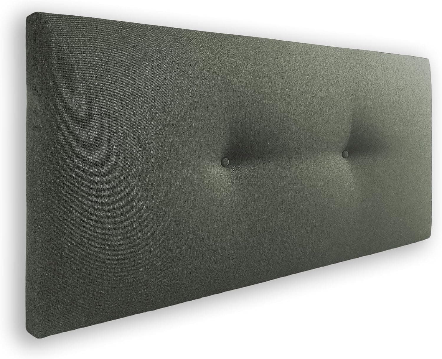 Silcar Home | Cabecero Cama tapizado en Polipiel Modelo Silvi (Tela Bosque, 90 cm)