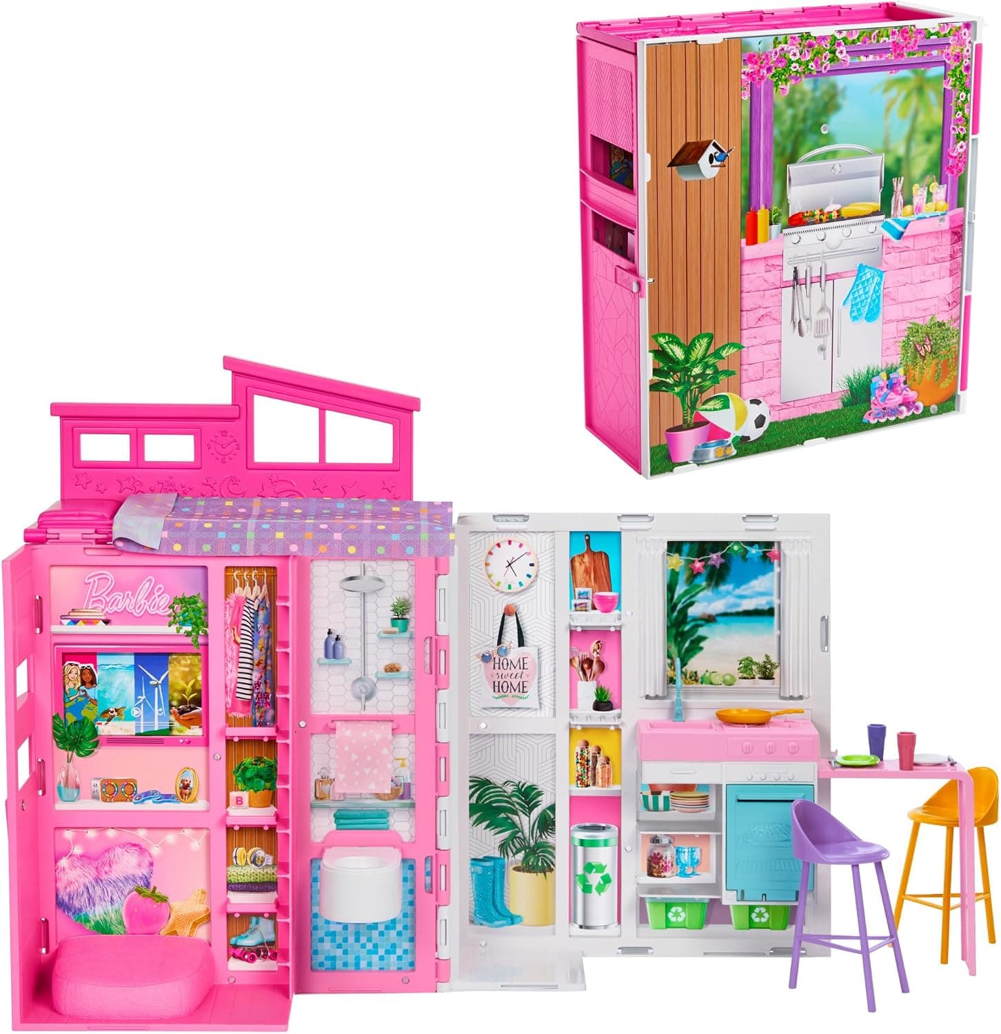 Barbie Dollhouse, casa de escapada con Accesorios
