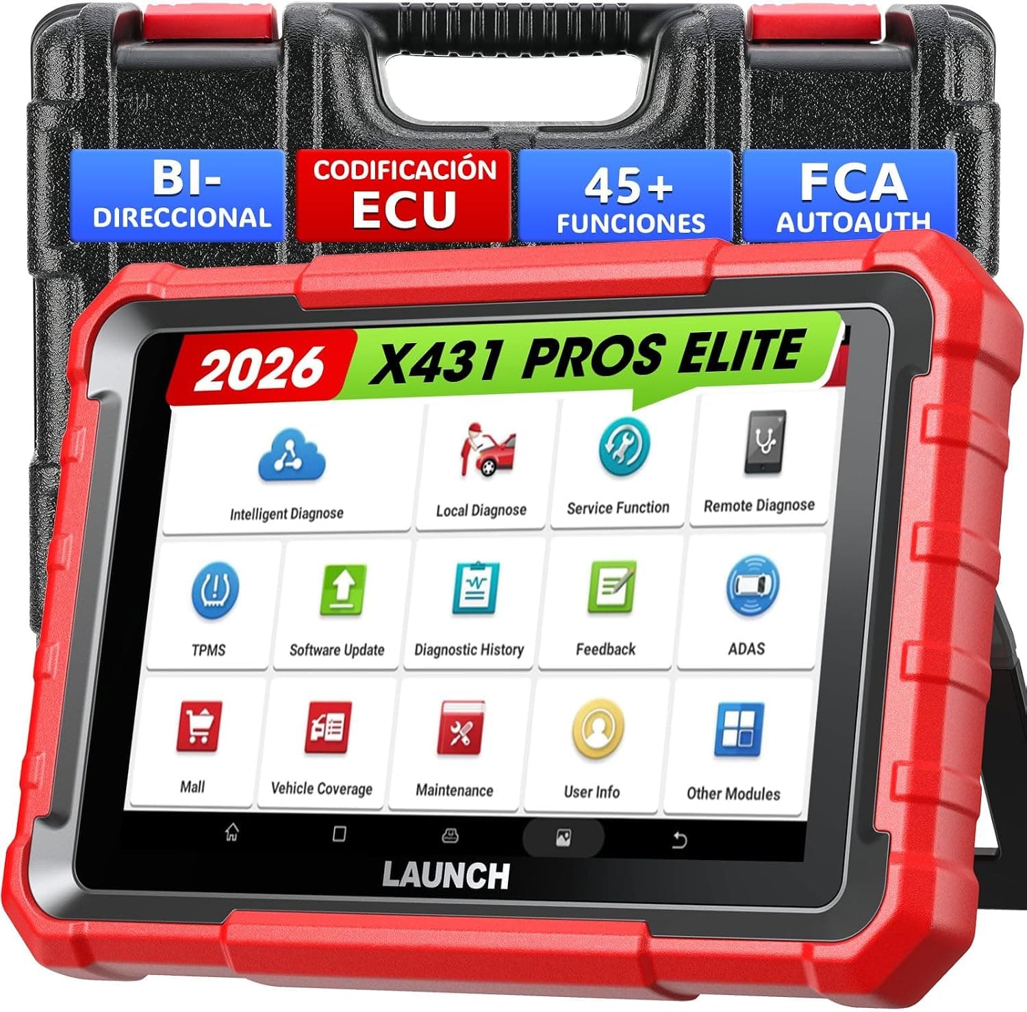 Launch X431 Pros Elite OBD2 Diagnosis Coche Multimarca, Codificación ECU