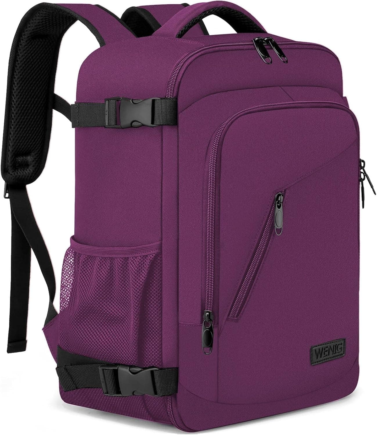 Mochila de Viaje Cabina Avion 40x20x25 para Ryanair Mochilas Maleta Cabina Ryanair Travel Backpack Equipaje de Mano Mochila Bolsa de Mujer Mochila Portatil con Puerto USB para Trabajo,Escuelas,Morado