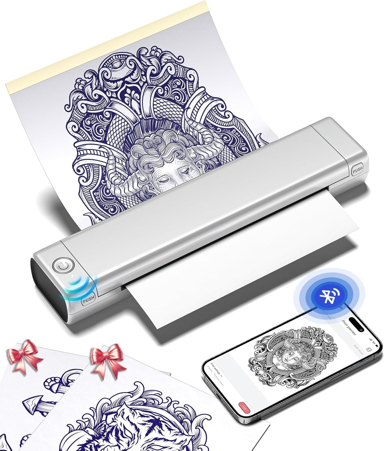 Phomemo M08F Termocopiadora Tattoo Impresora Tatuajes Impresora Tattoo