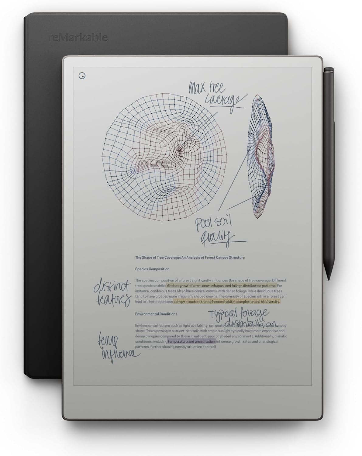reMarkable Paper Pro Bundle Cuero Premium | Incluye la Tableta Paper de 11,8”, el lápiz Marker Plus con Borrador y una Funda Book Folio de Cuero Negro