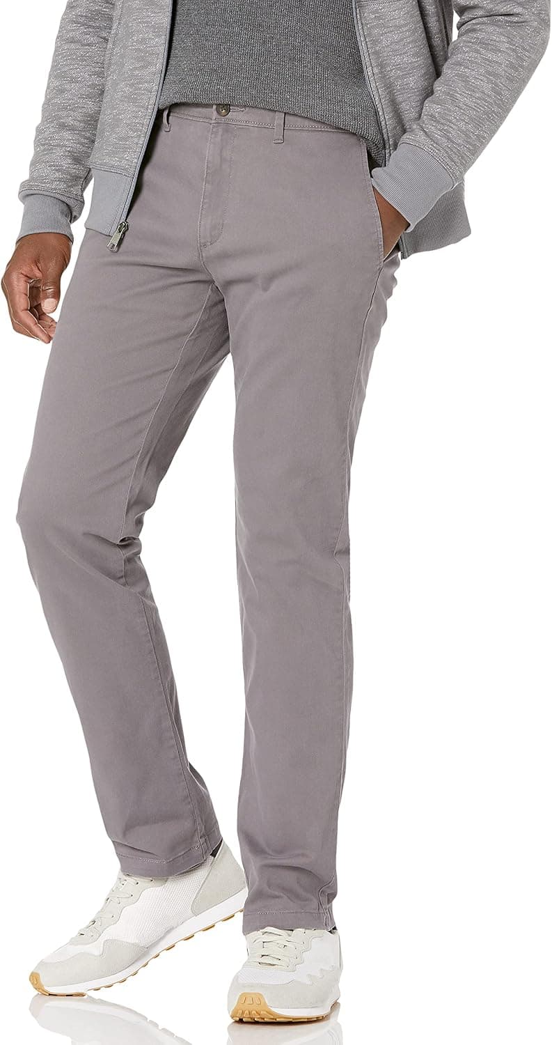 Amazon Essentials Pantalones Chinos Informales, Elásticos de Corte Ajustado para Todo el Día Hombre