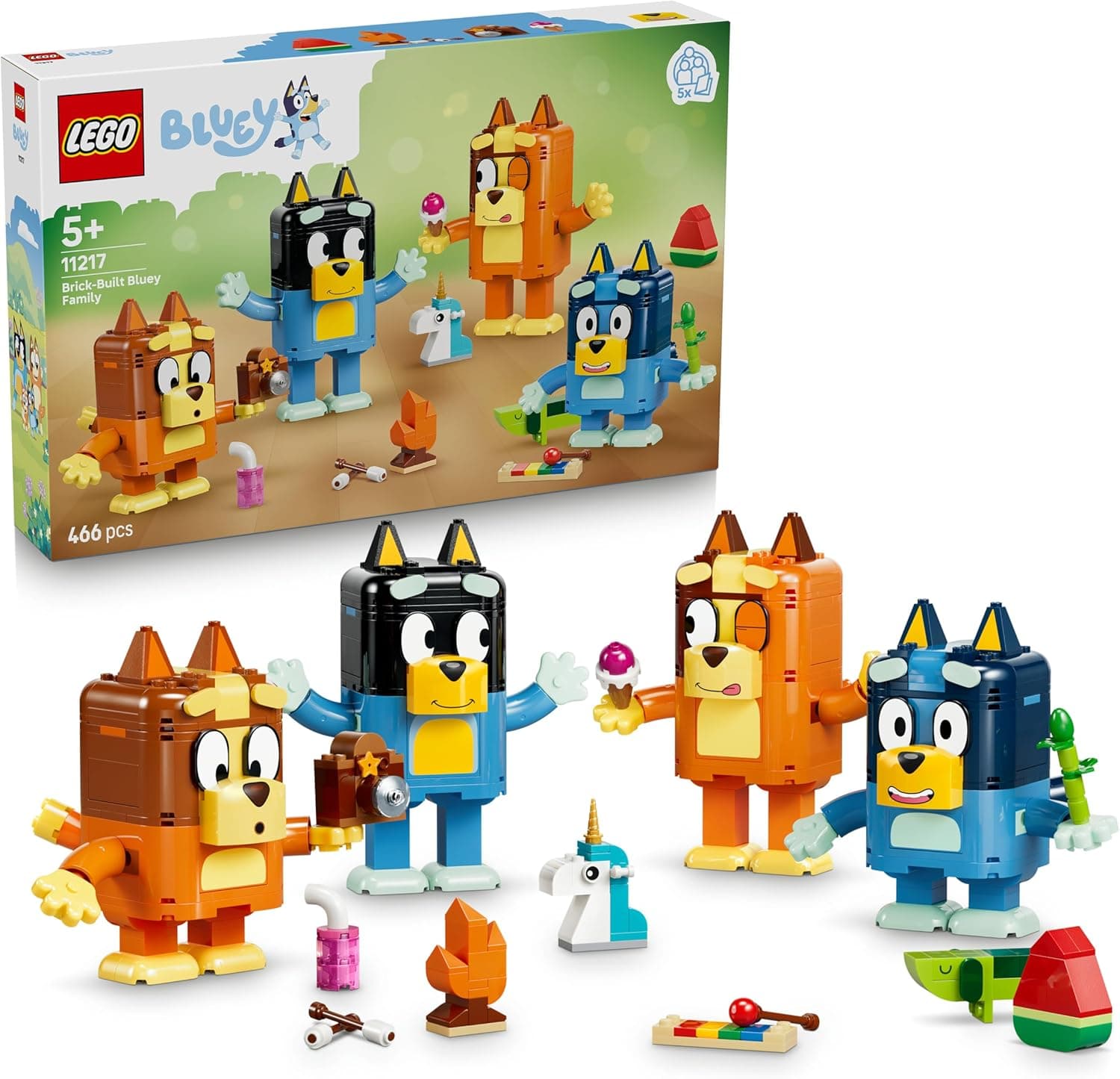 LEGO Bluey: Familia de Bluey para Construir 11217
