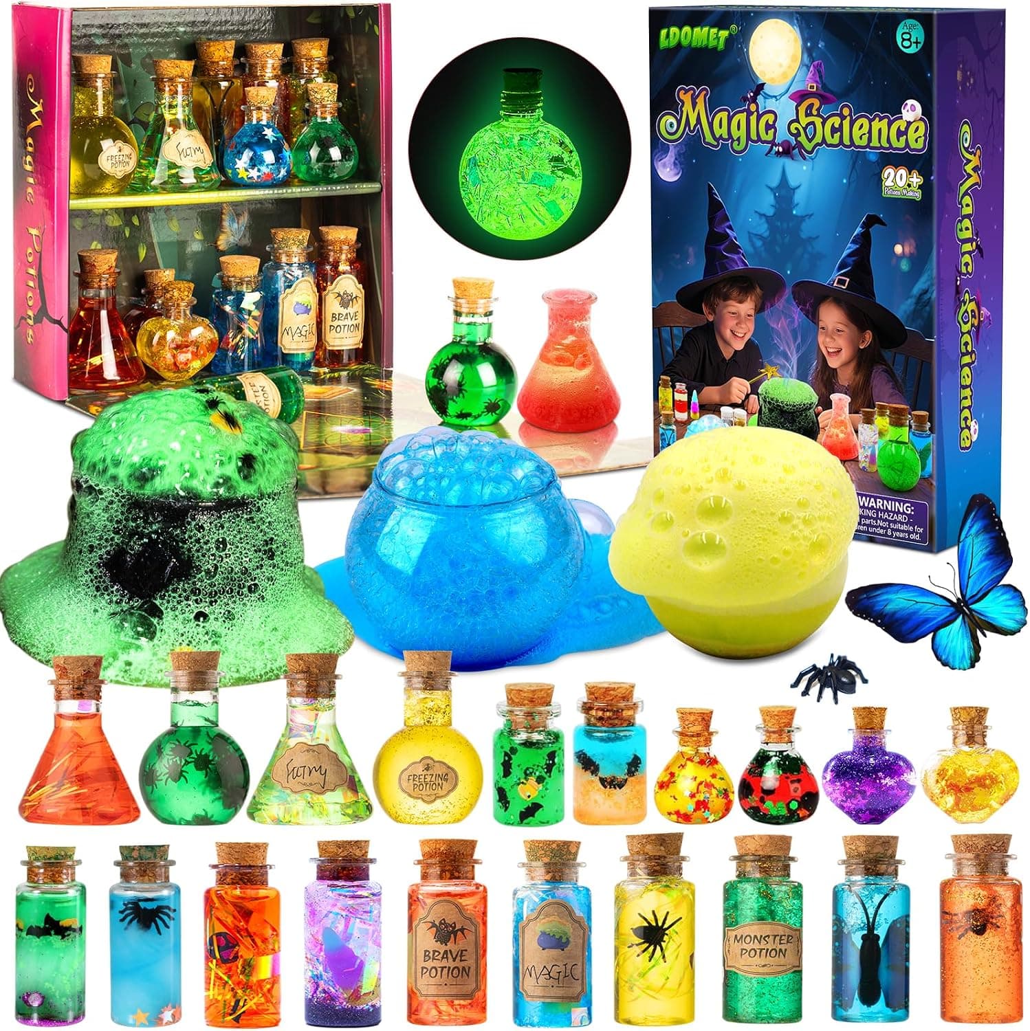 LDomet Kit de Pociones Mágicas para Niños de 8 a 12 Años, 20+ Creaciones