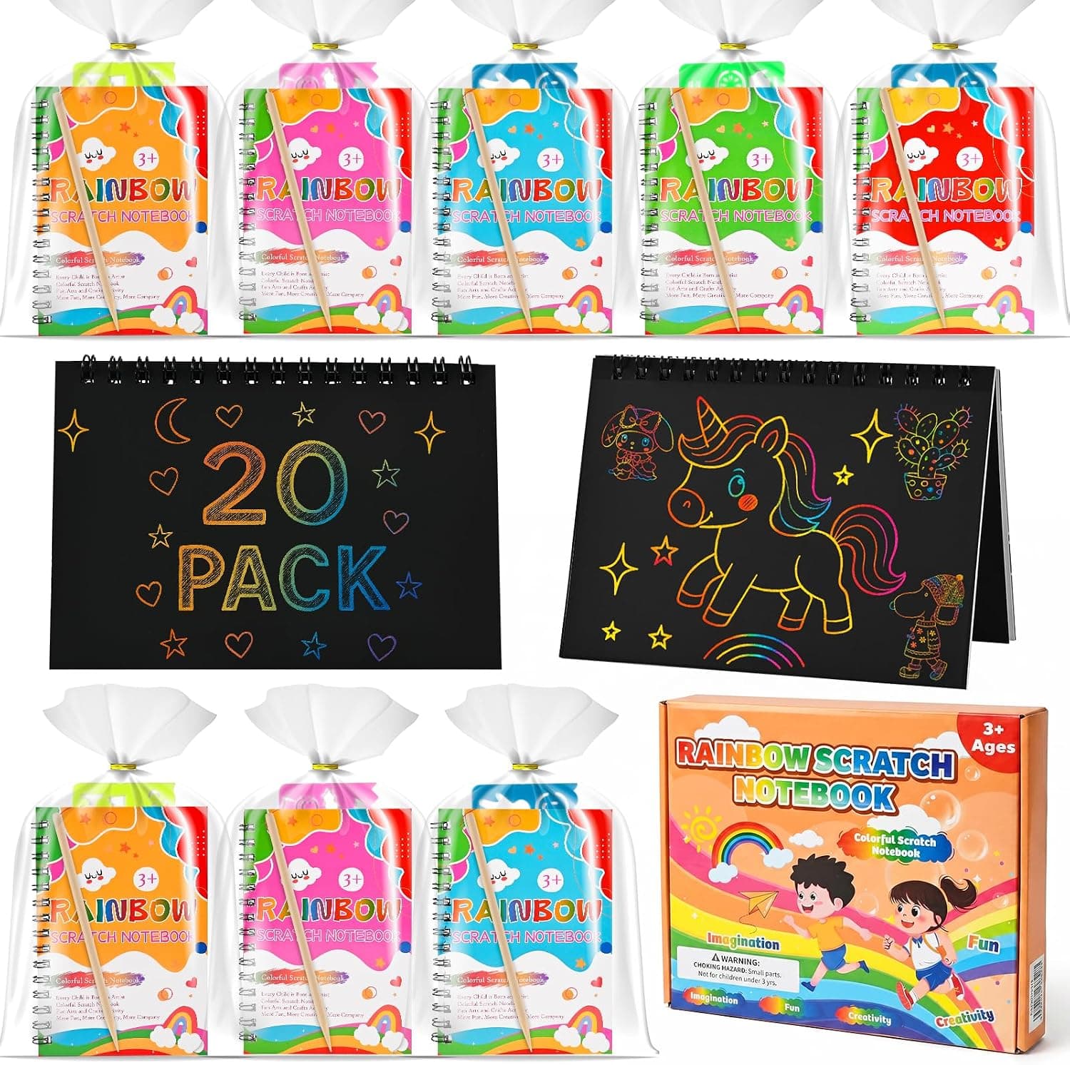 GOLDGE 20 Kit Manualidades Niños para Detalles Cumpleaños Niños