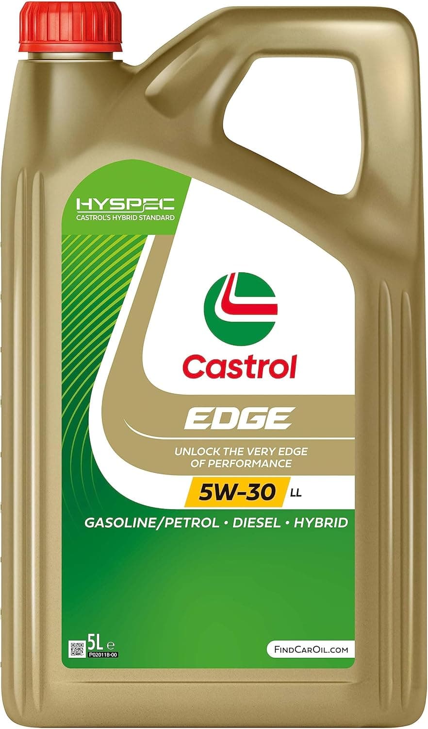 Castrol EDGE 5W-30 LL Aceite de Motor Avanzado Sintético, 5L