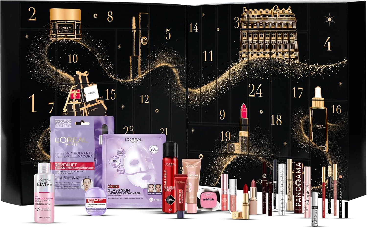L'Oreal Paris Calendario de Adviento con 24 Productos de Belleza