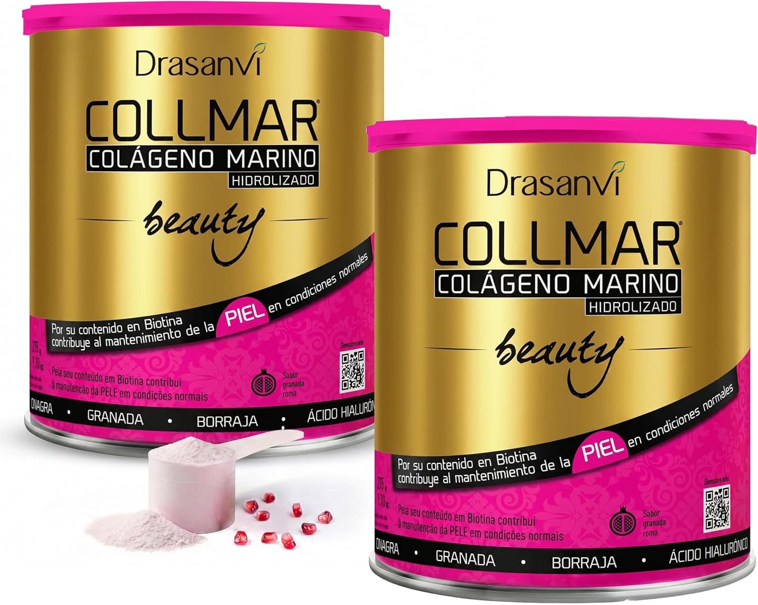Drasanvi Colageno Marino Hidrolizado Beauty (PACK 2) + Ácido Hialurónico