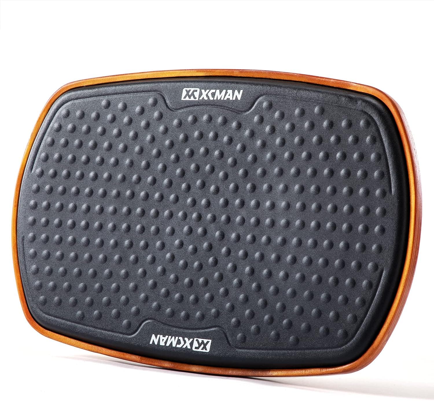 XCMAN Esterilla antifatiga para escritorio de pie, tabla de equilibrio de madera, estabilidad