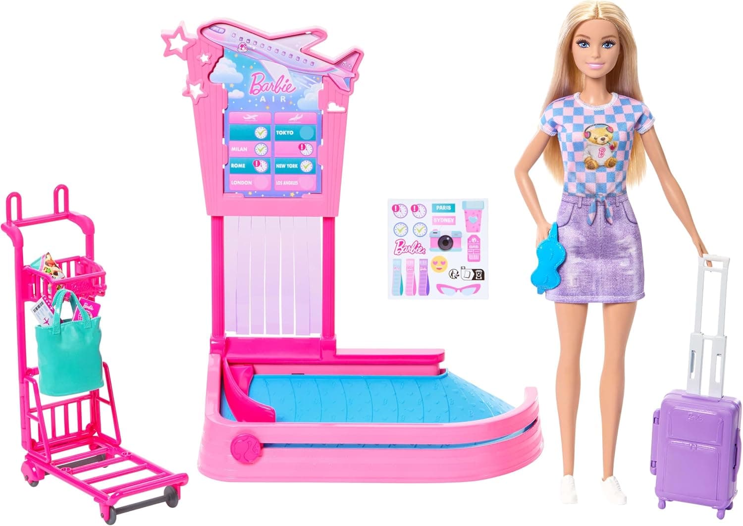 Barbie Malibu Family y Friends Aventura sin límites Muñeca rubia