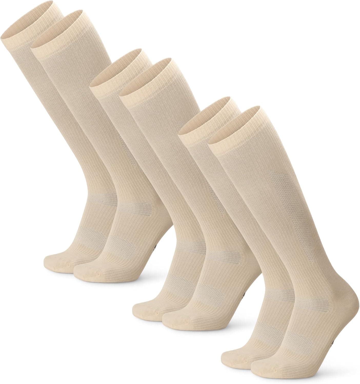 DANISH ENDURANCE Calcetines de Compresión, Algodón Orgánico, 1 y 3 Pack