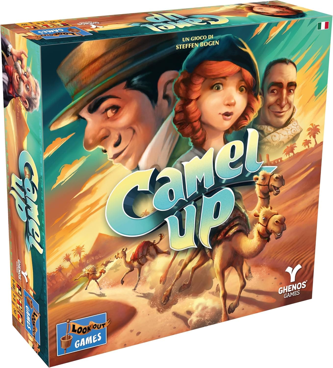 Ghenos Games Camel Up - Juego en Caja - Edición Italiana