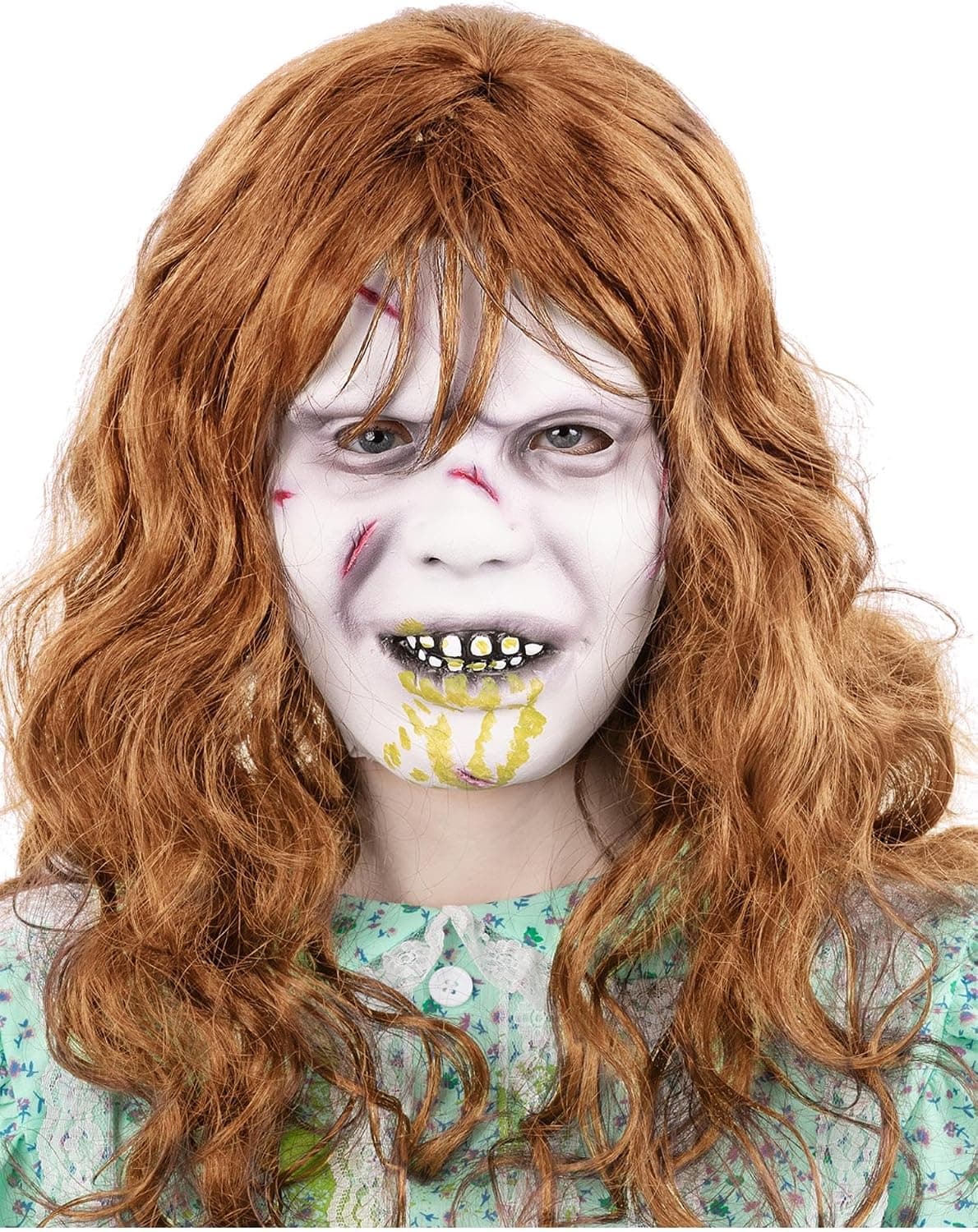 Smiffys The Exorcist, máscara de Regan, Estampado, EVA Halloween