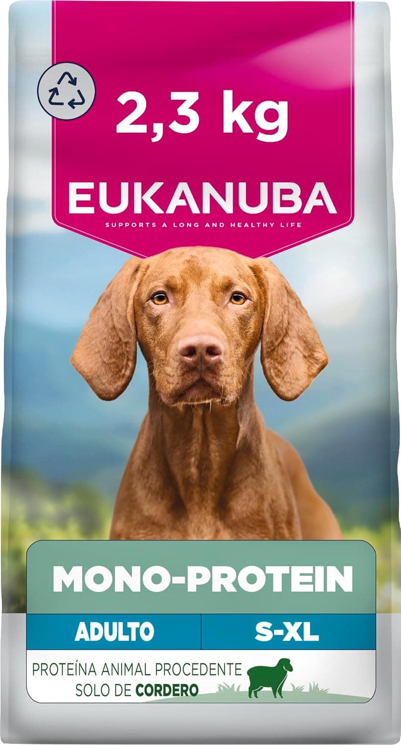 EUKANUBA Mono-Protein Cordero - Alimento Seco para Perros, 2,3kg