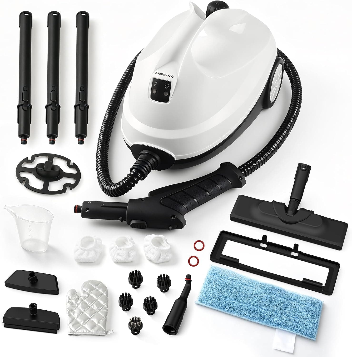 Limpiador a Vapor, Escoba de Vapor para Limpieza del Hogar con 20 Accesorios