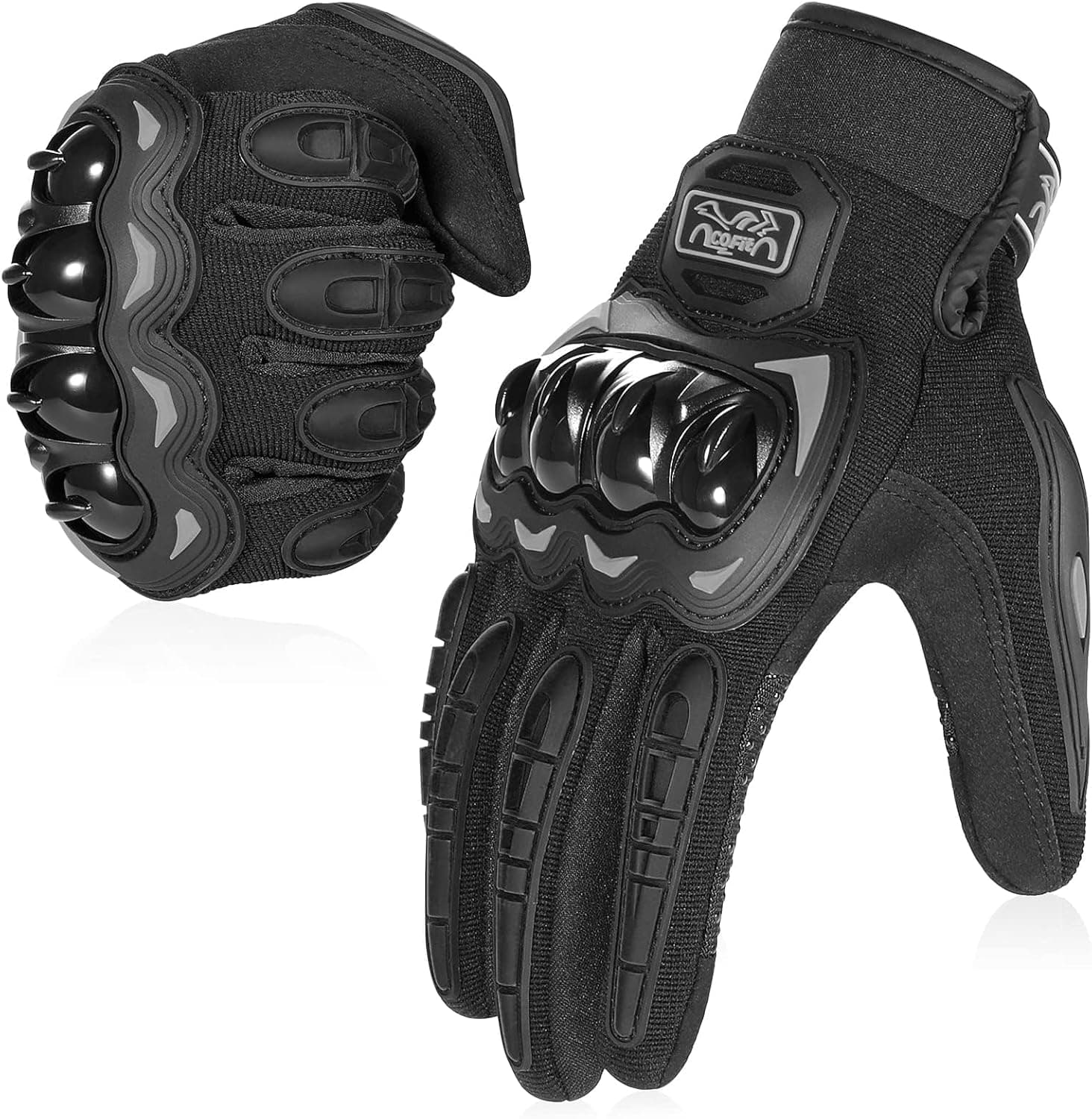 COFIT Guantes de Moto, Pantalla Táctil en los Dedos, Guantes de Moto de Carreras, para Bicicleta ATV BMX MTB, Escalada, Motocross y Otros Deportes al Aire Libre