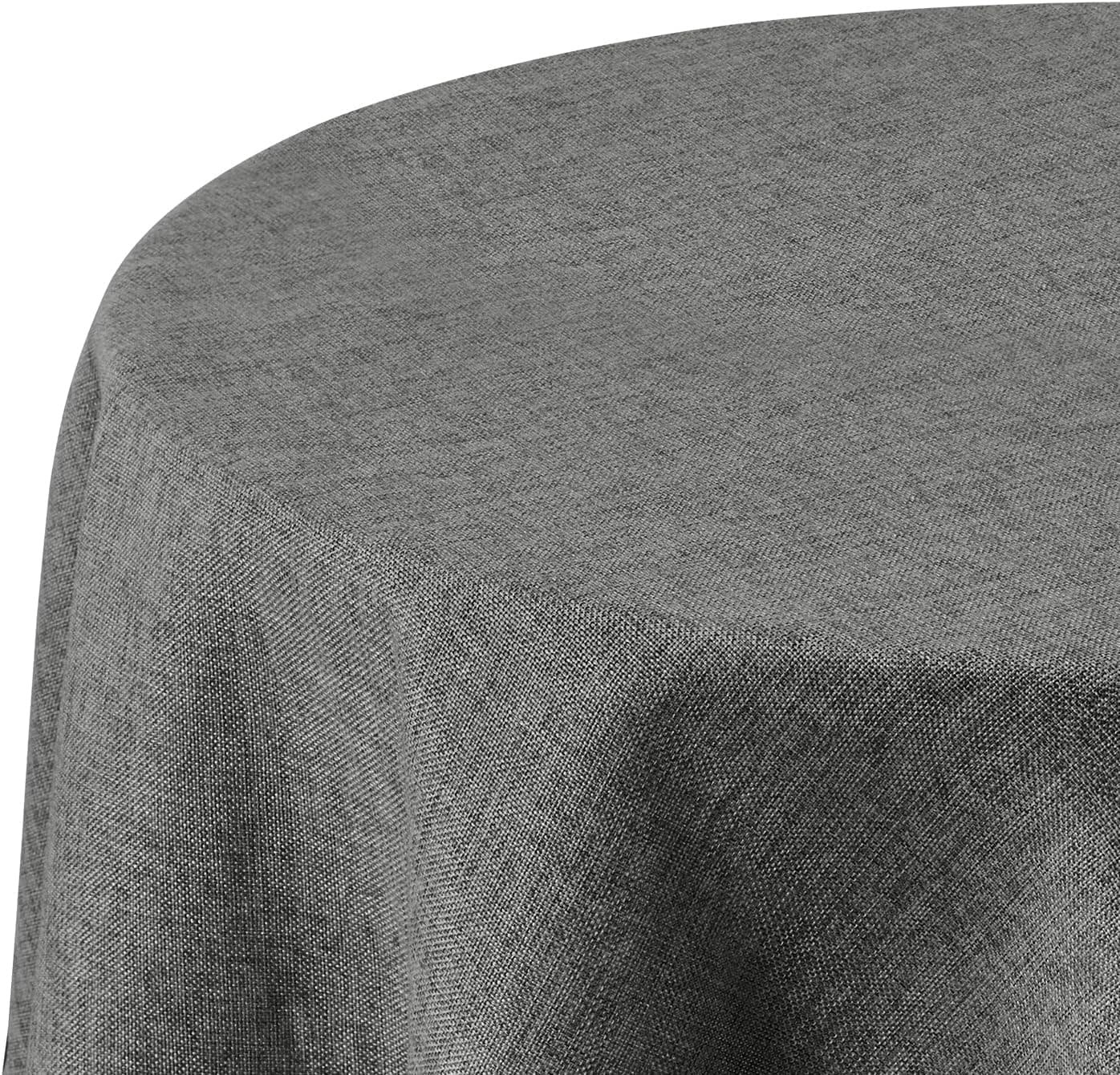 Deconovo Mantel de Mesa Redondo Antimanchas Impermeable, 140 cm