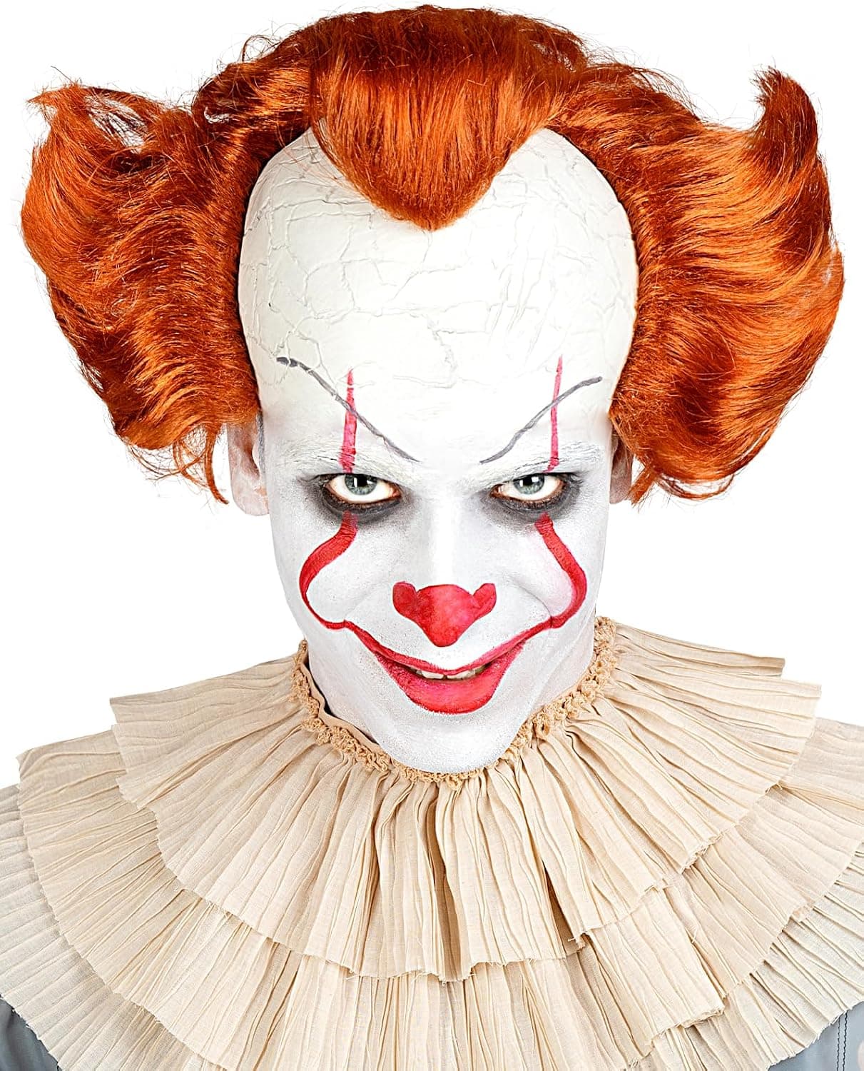 Funidelia | Disfraz de Pennywise - IT Capítulo Dos para hombre Pennywise & Películas de miedo - Disfraz para adultos y divertidos accesorios para Fiestas, Carnaval y Halloween