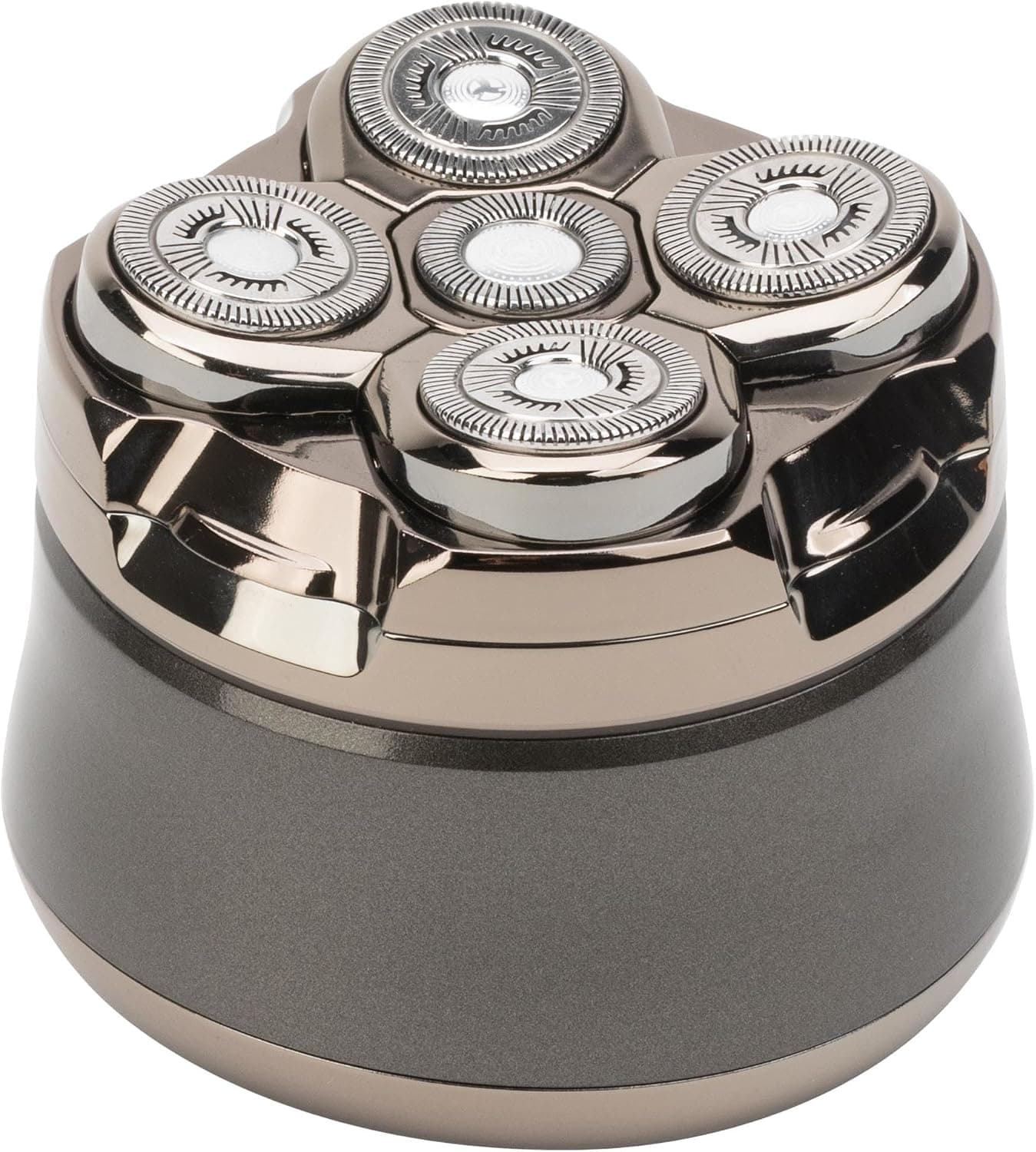 JATA JBMA1444 - Afeitadora de Cabeza 5 en 1 Recargable, Maquinilla Eléctrica Hombre IPX6, Uso en Seco y Húmedo, 120 min Autonomía, USB-C, Pantalla LED
