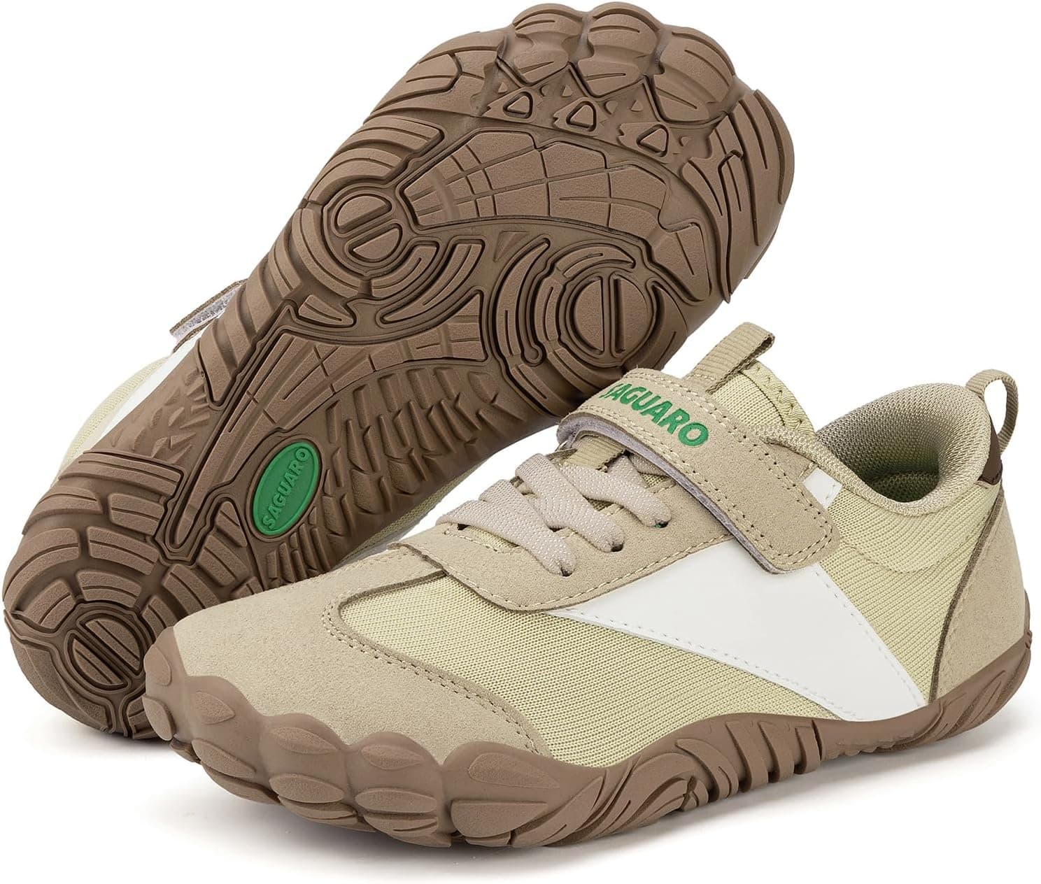 SAGUARO Zapatillas Barefoot Niños Niña Sneakers Minimalista Suaves y Ligeras con Puntera Ancha, Gr.25-36