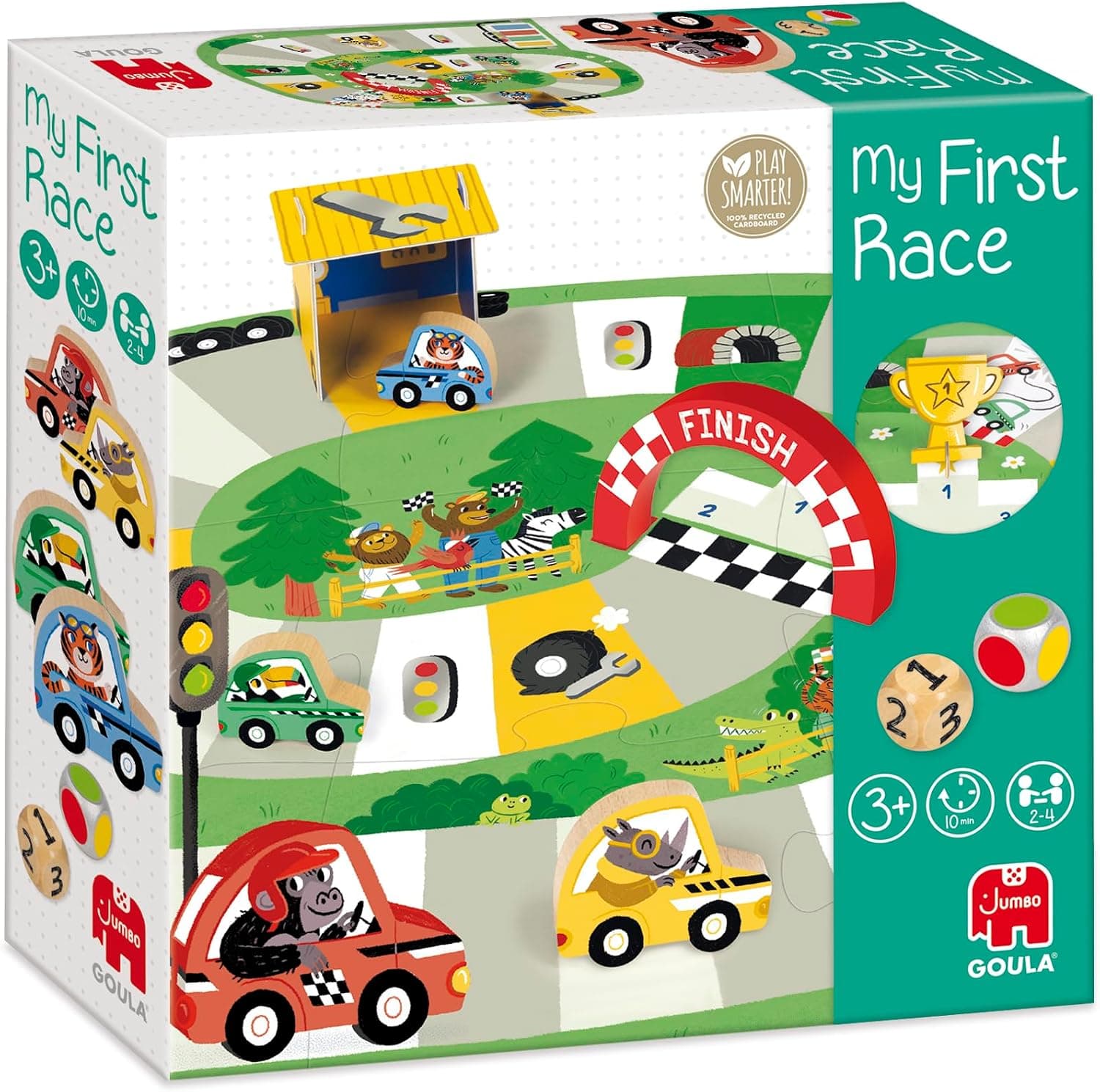 Goula - Mi Primera Carrera - Juego Preescolar para niños a Partir de 3 años