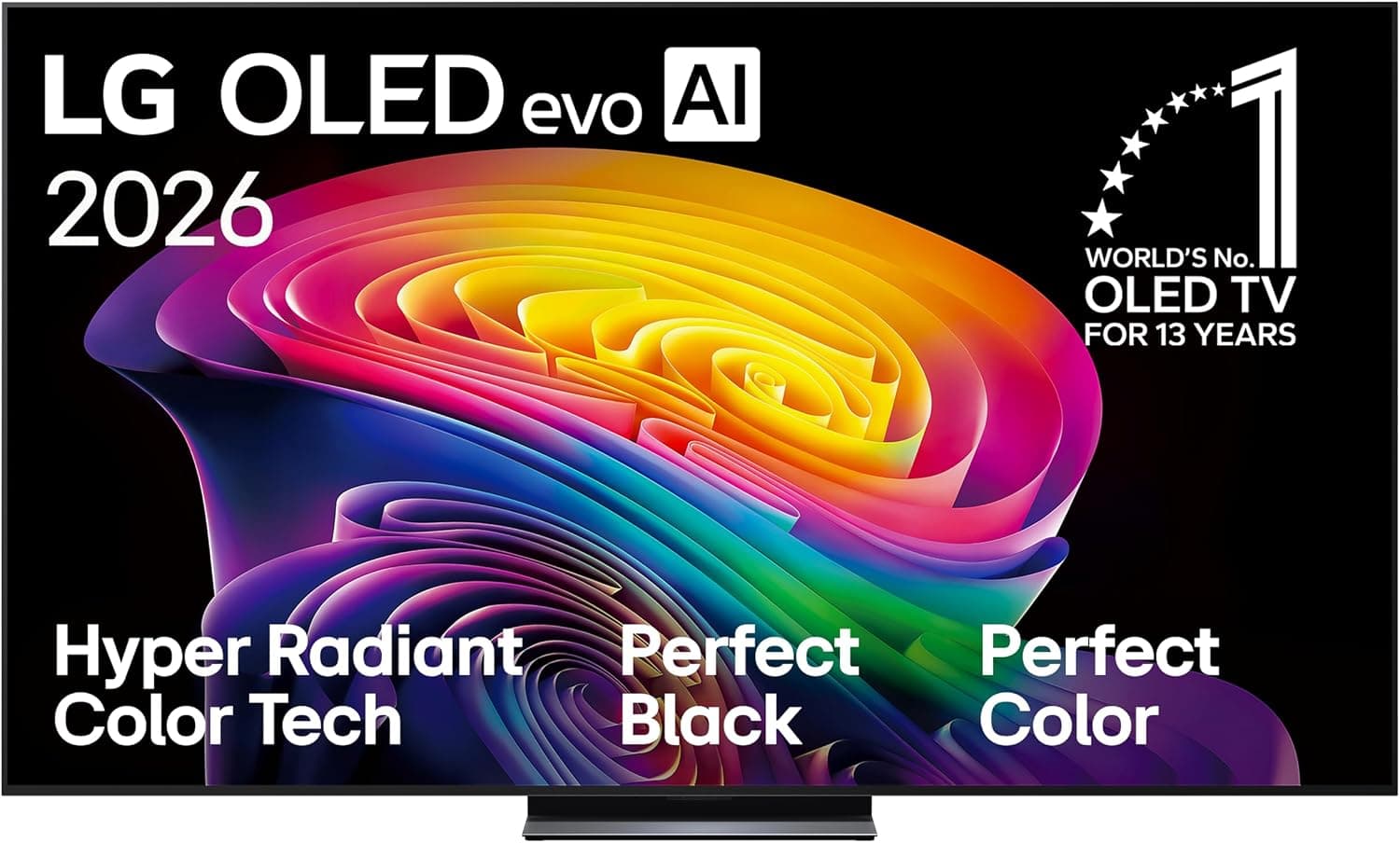 LG OLED83C64LA - Smart TV OLED EVO AI 83" 4K Sin Reflejos 98.9%, 2026