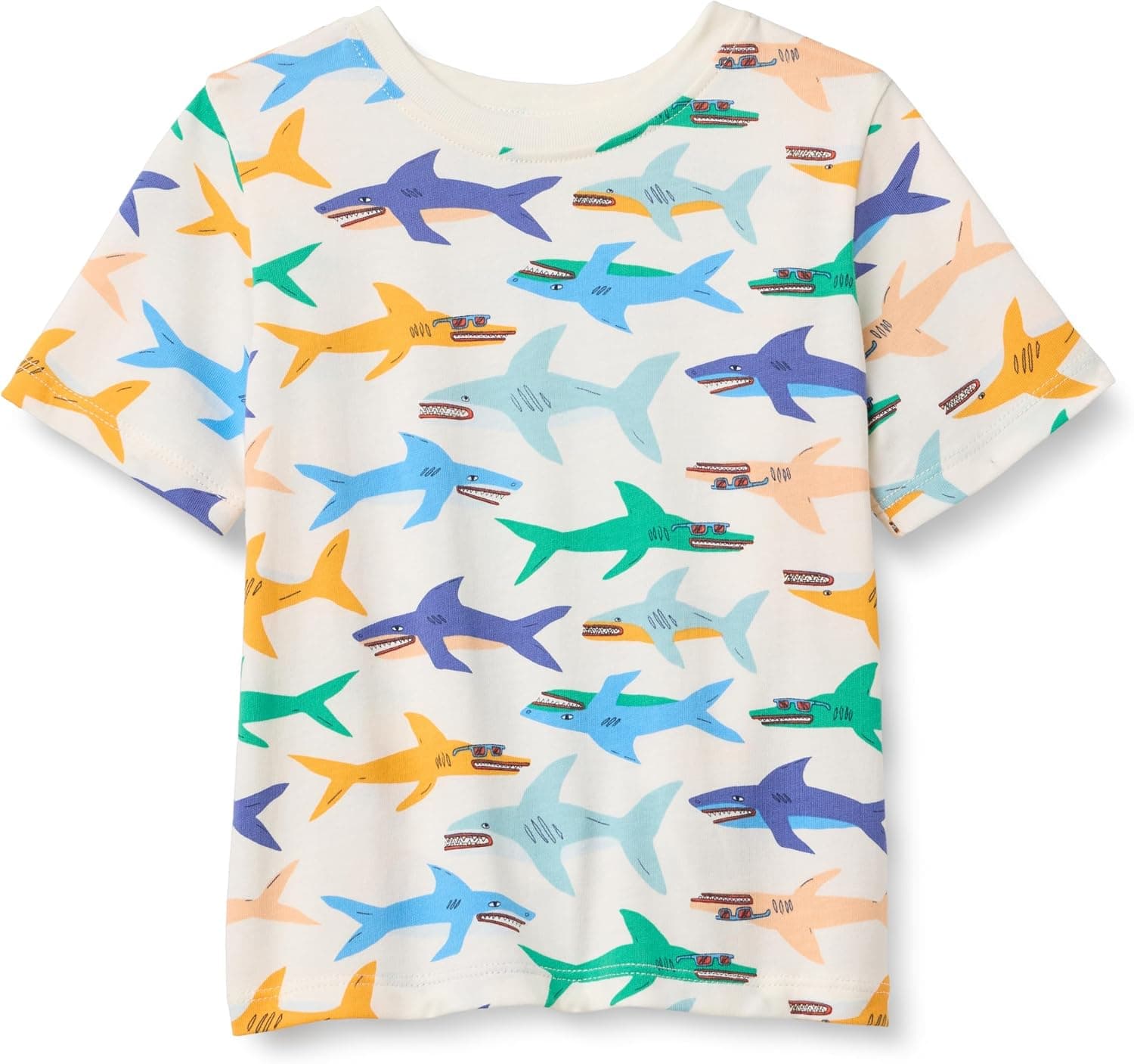 Amazon Essentials Camisetas de Manga Corta Niños, Paquetes Múltiples