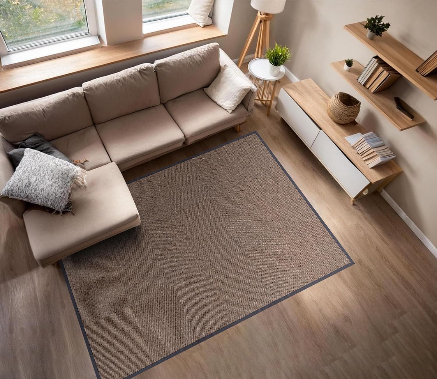 Alfombras vinílicas ultrafinas para interior y exterior 200x290cm Ribete