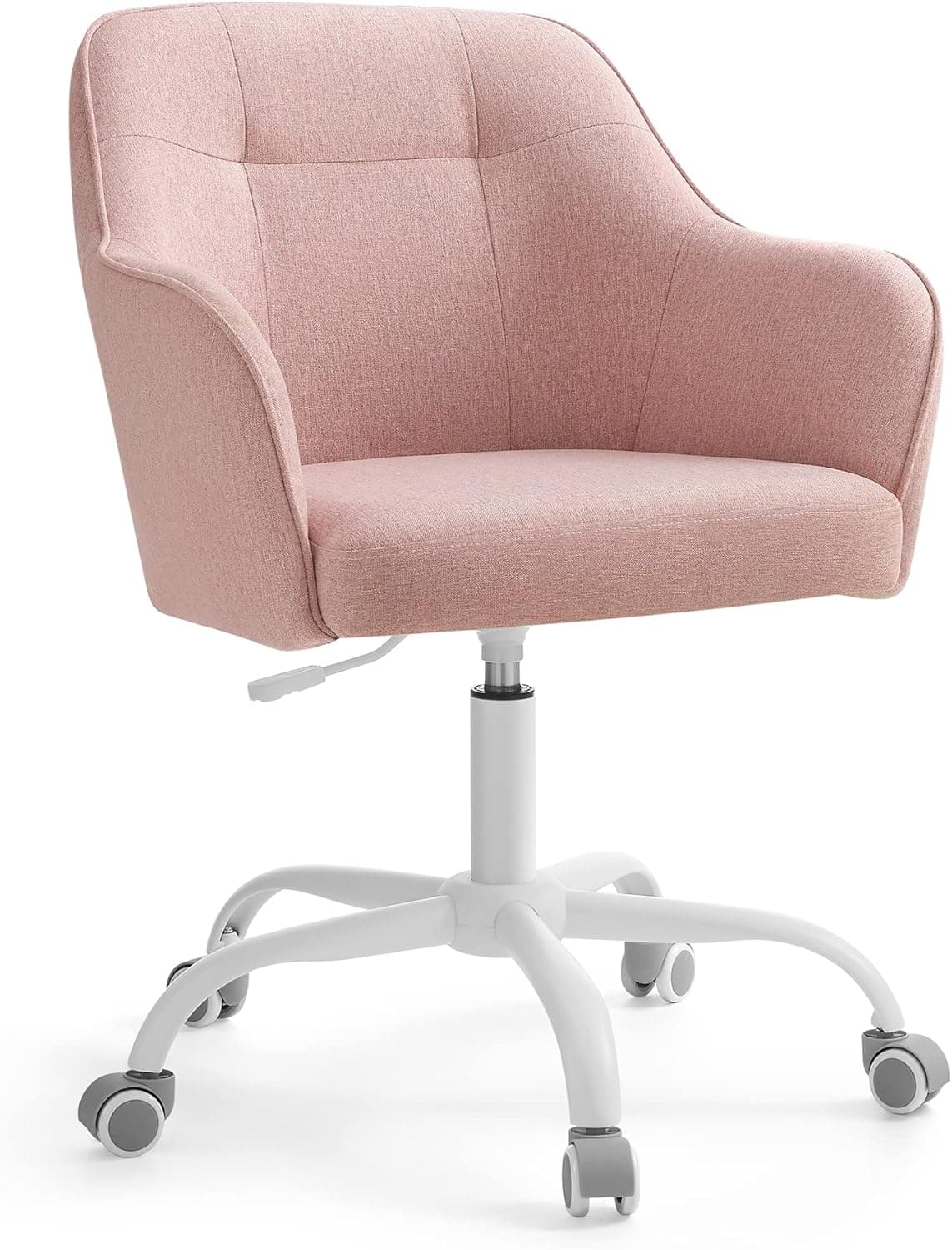 SONGMICS Silla de Escritorio Ergonómica, Giratoria con Ruedas