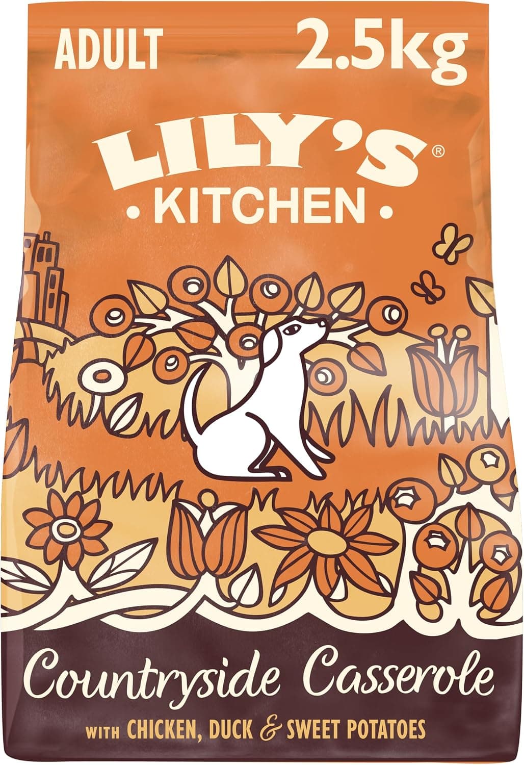Lily's Kitchen Alimento Completo Pienso seco para perros adultos, con pollo y pato, 2.5 kg