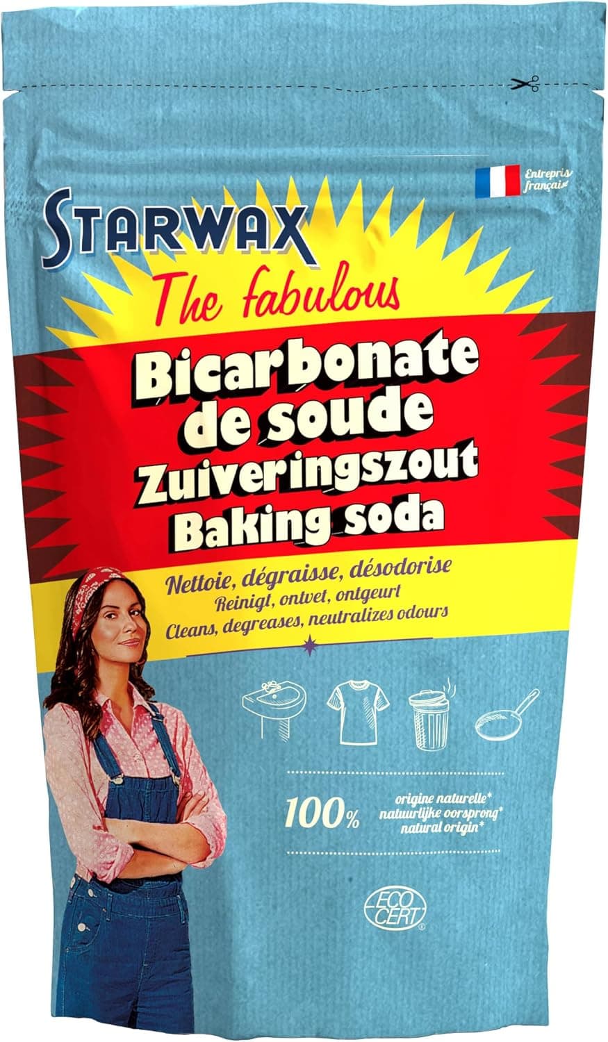 STARWAX FABULOUS Bicarbonato de Sodio Doméstico 1 kg