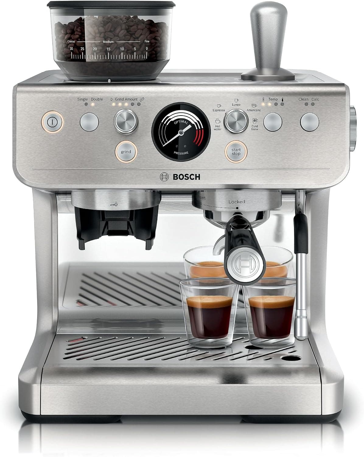 Bosch Cafetera espresso semiautomática Serie 4 PFE401C3 con portafiltro
