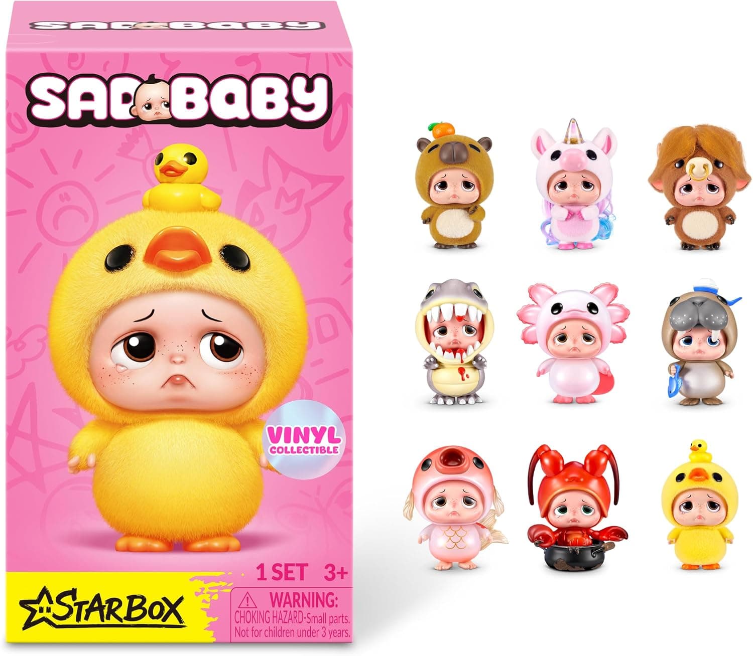 STARBOX (SAD BABY) Animals Series 1 Mystery Blind Box Collectible de ZURU