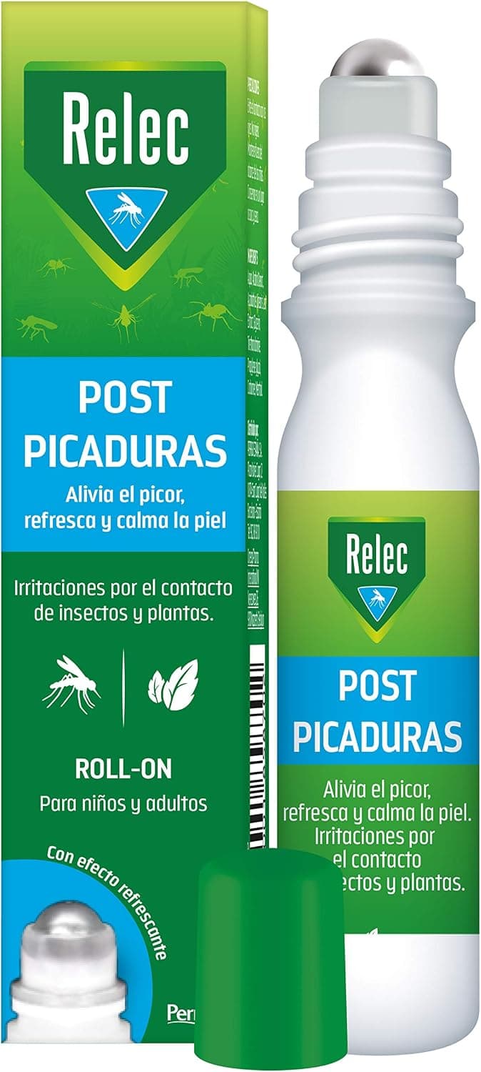 Relec Roll-On Post Picaduras Mosquitos, Insectos y Plantas (+1 año), 15 ml