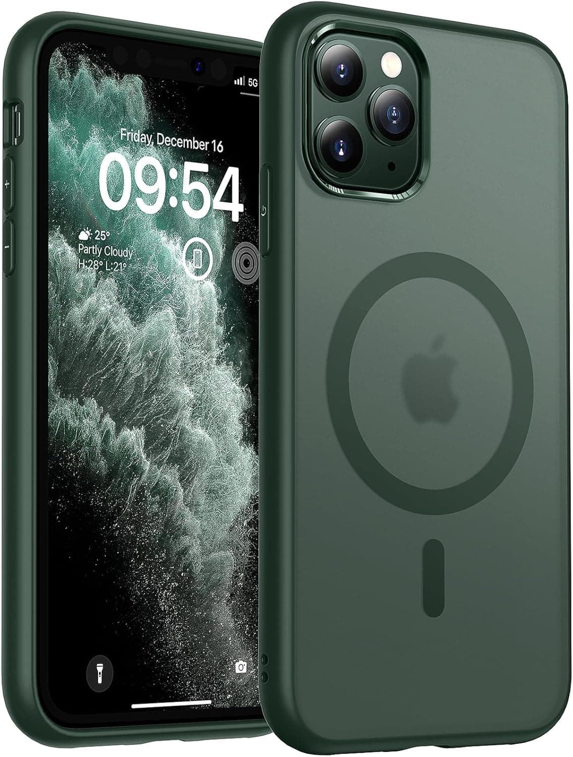 TOCOL Funda para iPhone 11 Pro MAX, Compatible con MagSafe, Desierto