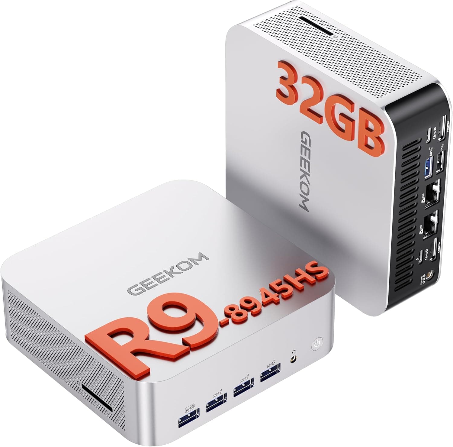 GEEKOM A8 MAX AI Mini PC con AMD Ryzen 9 8945HS, 32 GB DDR5 y 1 TB de SSD