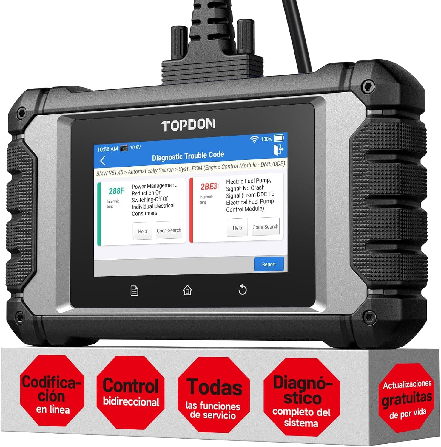 TOPDON ArtiDiag EU-E Diagnosis Coche para Mercedes-Benz, BMW, V.A.G.